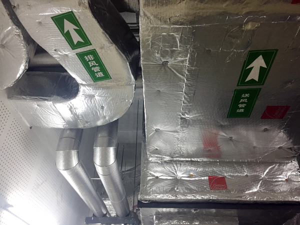 清華大學06不銹鋼風管安裝